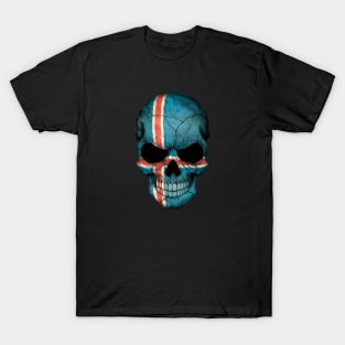 Icelandic Flag Skull T-Shirt